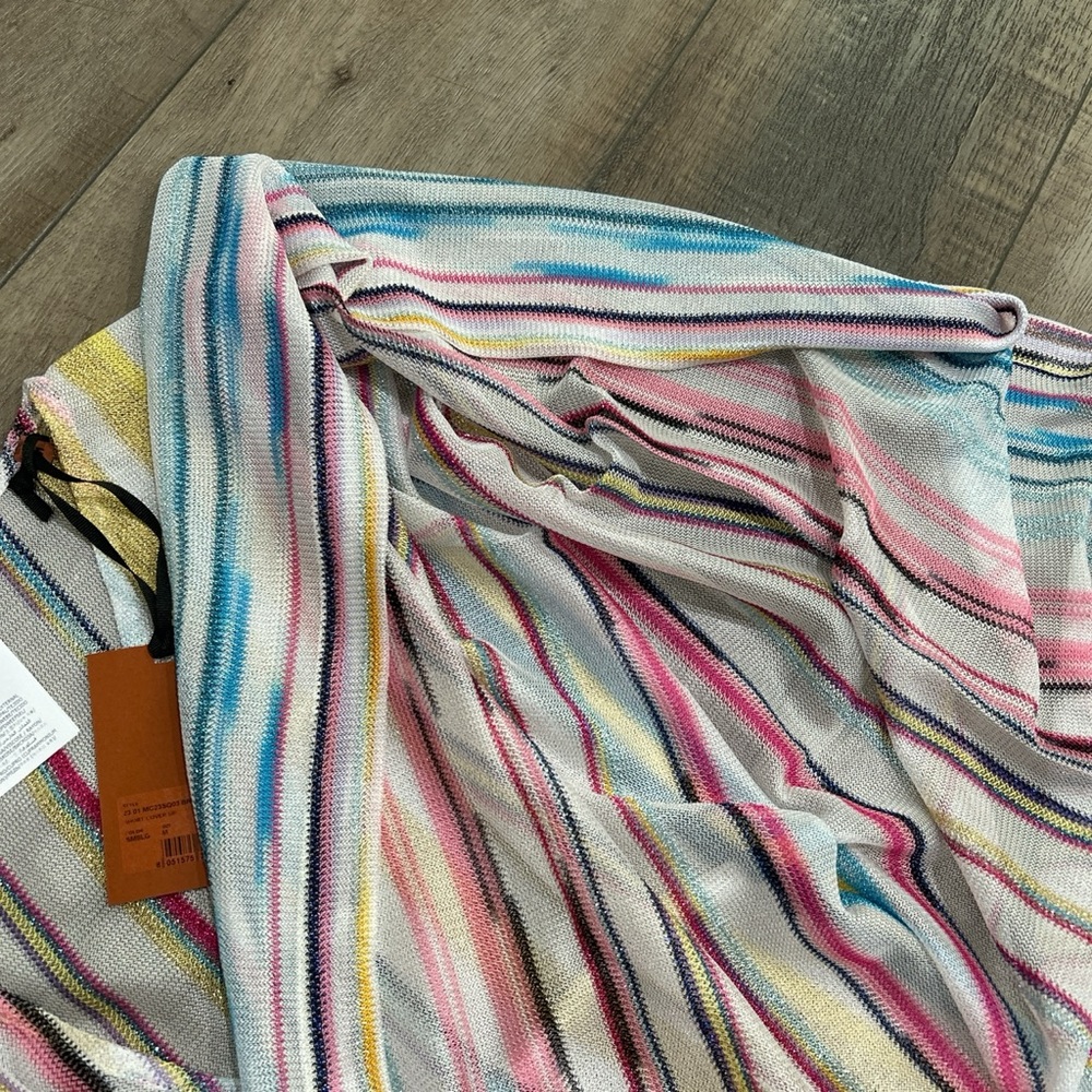 Missoni striped kaftan beach cover up mini dress NWT - Picture 6 of 7